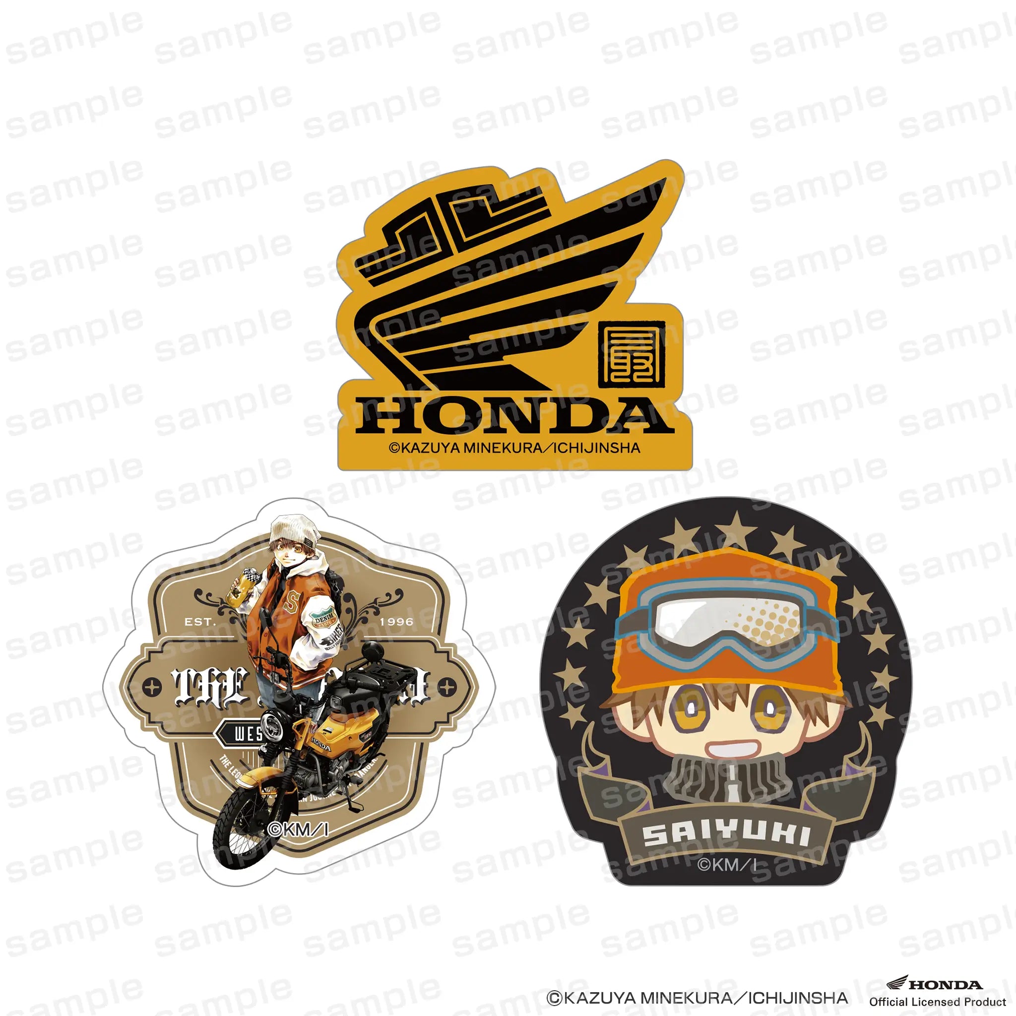 最遊記RELOAD BLAST×Honda モバイルステッカーセット 孫悟空