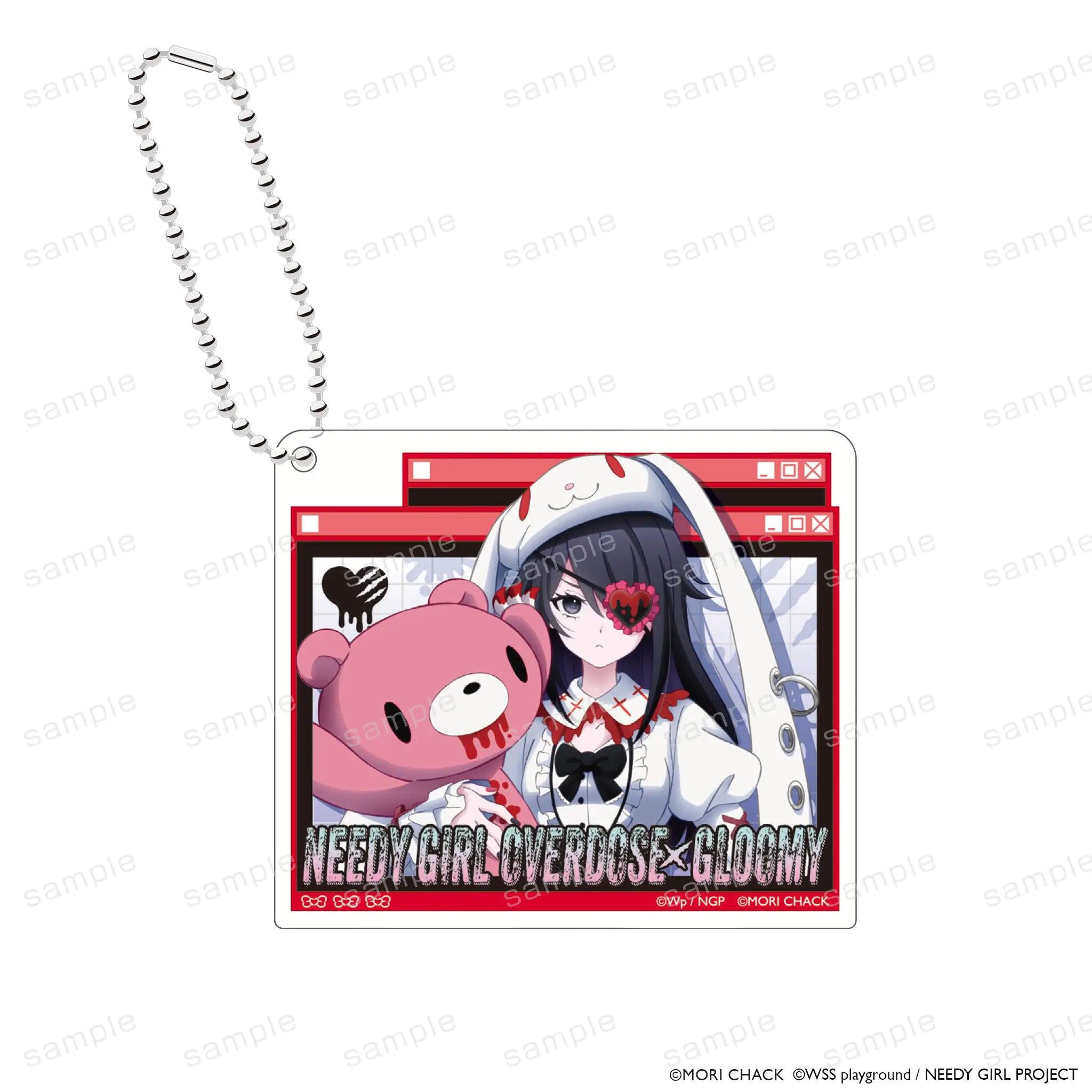GLOOMY meets NEEDY GIRL OVERDOSE ブロックアクリルキーホルダー あめ GLOOMY meets NEEDY GIRL OVERDOSE ブロックアクリルキーホルダー あめ