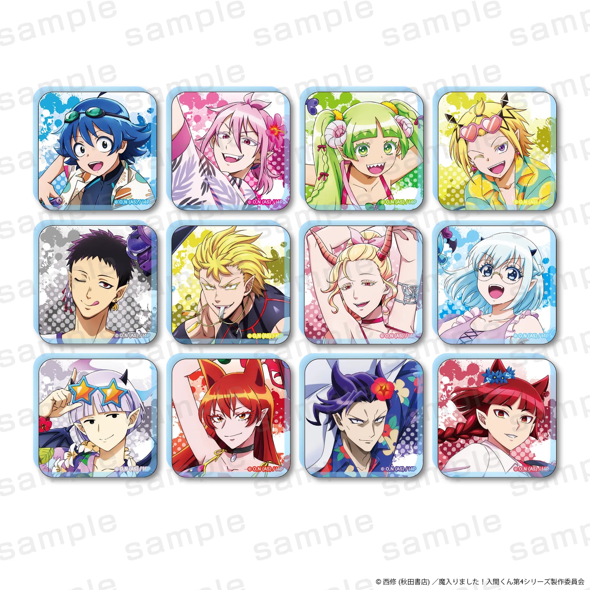 アニメ『魔入りました！入間くん』アクリルマグネット バカンスver