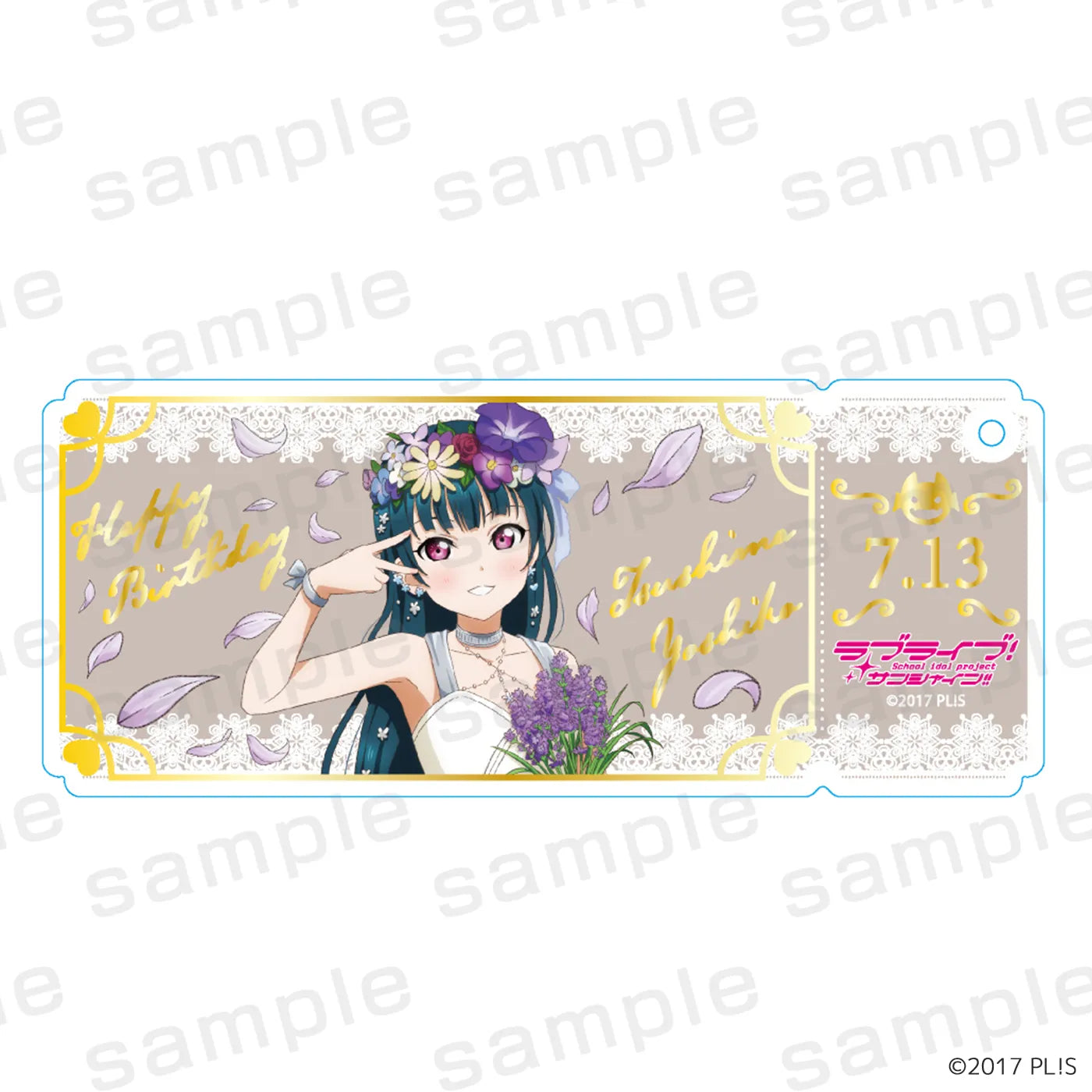 LoveLive! Series Summer Birthday Collection 箔押しチケットアクリル