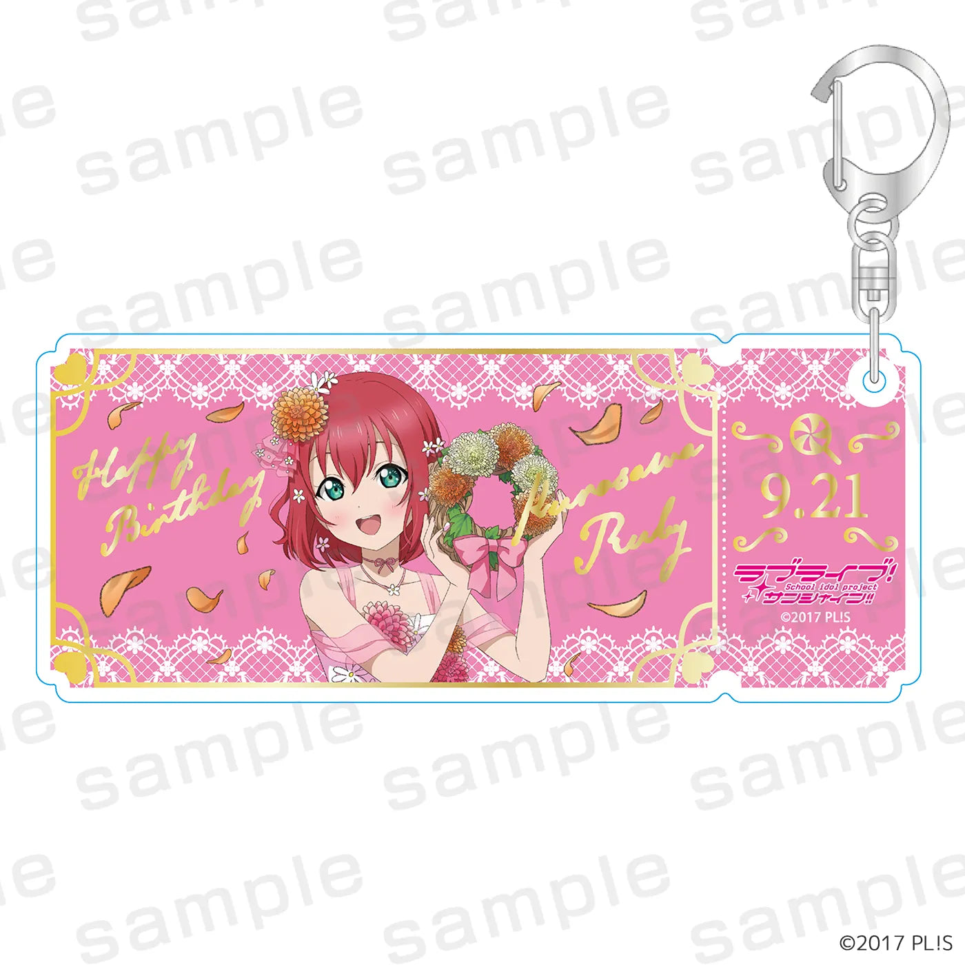 LoveLive! Series Summer Birthday Collection 箔押しチケットアクリル