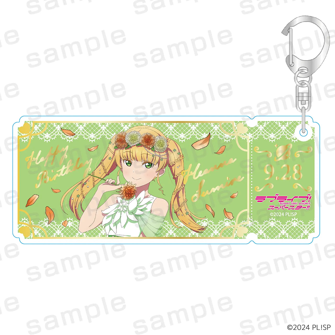 LoveLive! Series Summer Birthday Collection 箔押しチケットアクリル