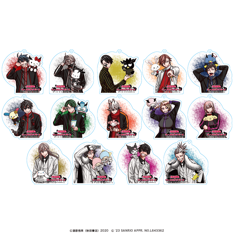 桃源暗鬼×サンリオキャラクターズ アクリルキーホルダー（全14種