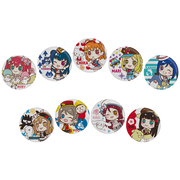 ラブライブ！シリーズ×サンリオキャラクターズ 織刺繍缶バッジ Aqours（全９種）【トレーディング】