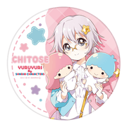 ゆるゆり×サンリオキャラクターズ 白雲石吸水コースター 千歳