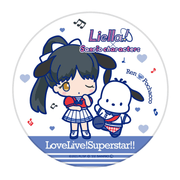 ラブライブ！スーパースター!!×サンリオキャラクターズ 白雲石吸水コースター 葉月恋×ポチャッコ