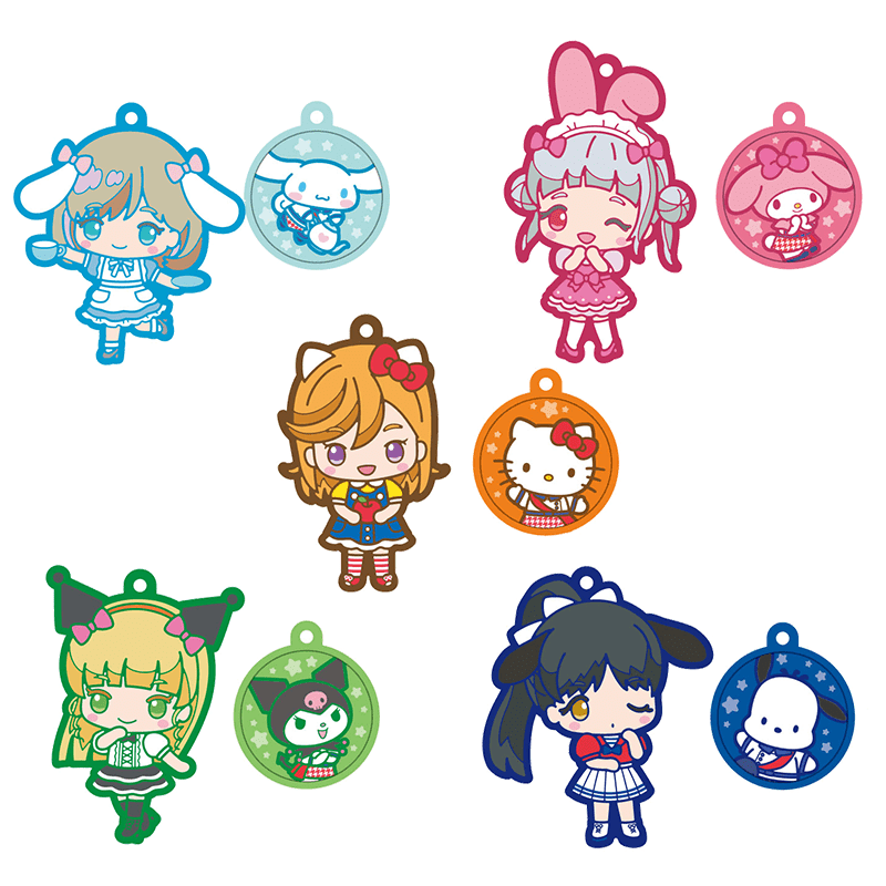 ラブライブ！スーパースター!!×サンリオキャラクターズ ラバーストラップ Liella! （全5種）