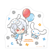 ワールドトリガー×サンリオキャラクターズ BIGアクリルスタンド 空閑 遊真×シナモロール