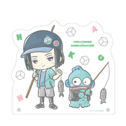 ワールドトリガー×サンリオキャラクターズ BIGアクリルスタンド 東 春秋×ハンギョドン