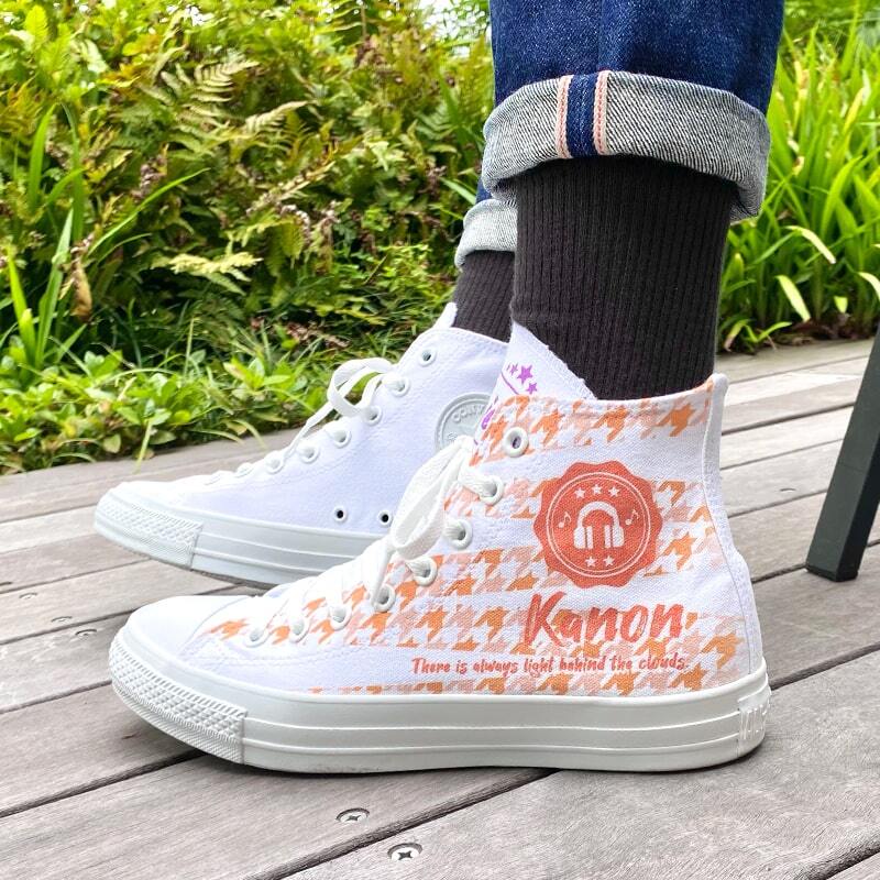 White atelier BY CONVERSE × ラブライブ！スーパースター!! ALL STAR COLORS R HI  澁谷かのん