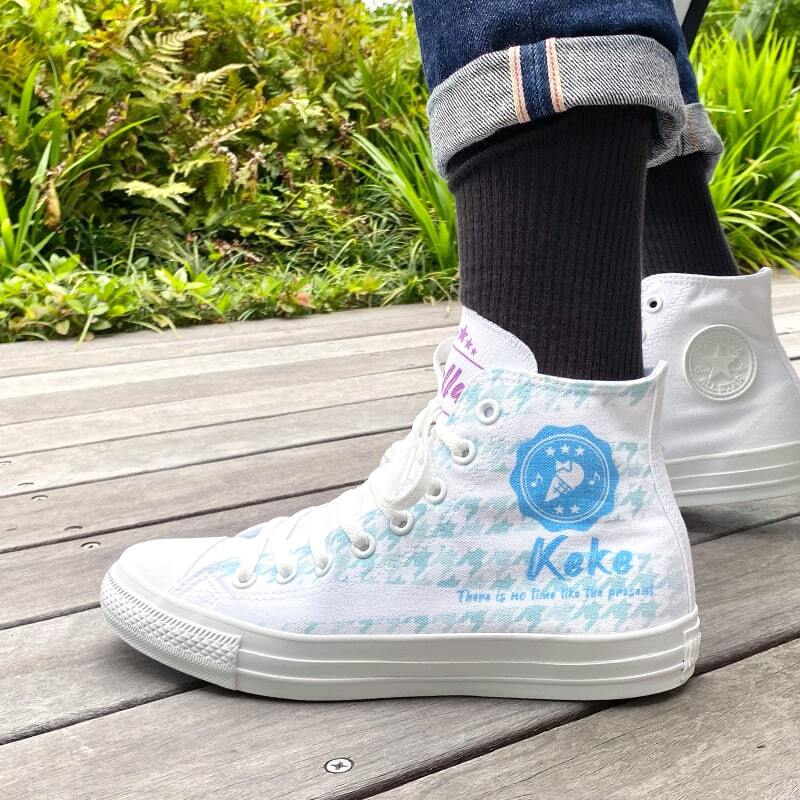 White atelier BY CONVERSE × ラブライブ！スーパースター!! ALL STAR COLORS R HI  唐可可