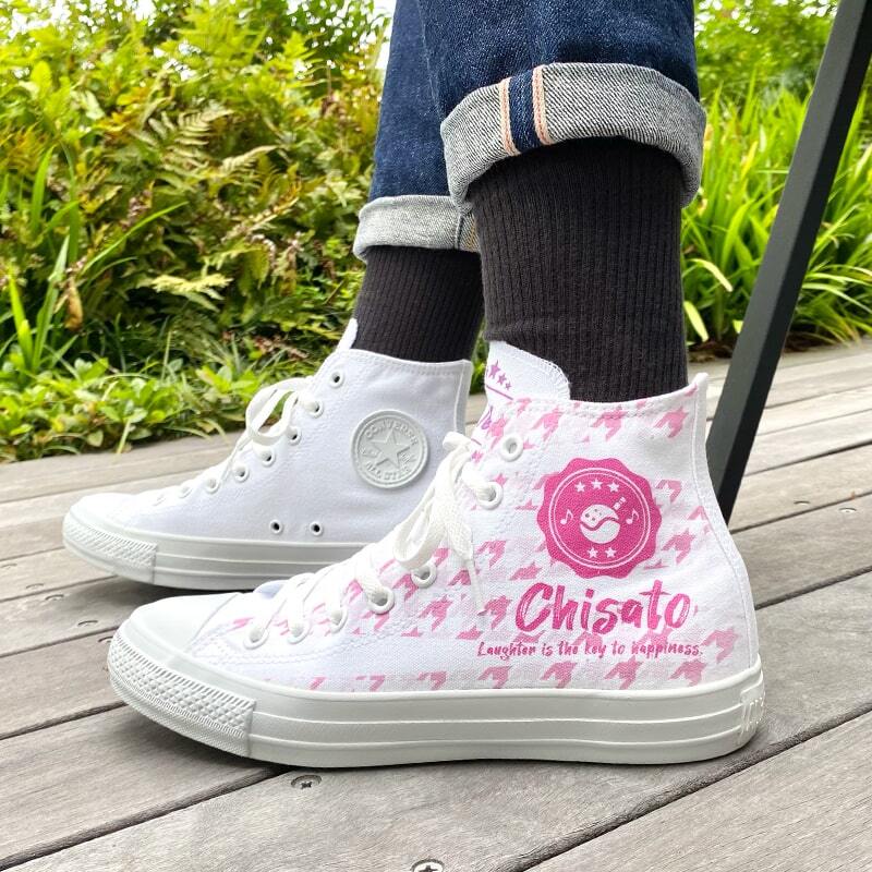 White atelier BY CONVERSE × ラブライブ！スーパースター!! ALL STAR COLORS R HI  嵐千砂都