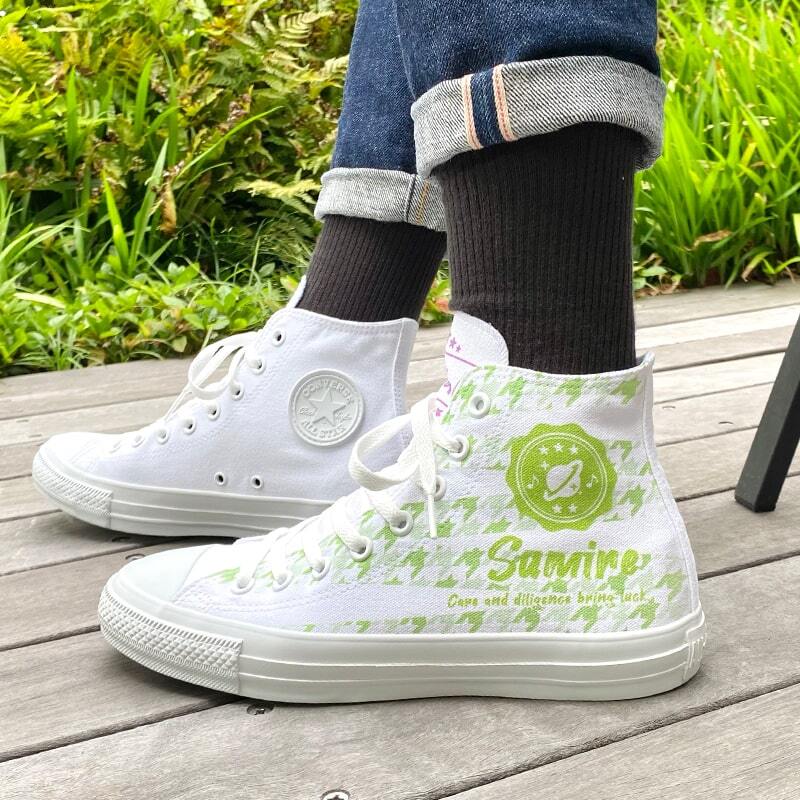 White atelier BY CONVERSE × ラブライブ！スーパースター!! ALL STAR COLORS R HI  平安名すみれ