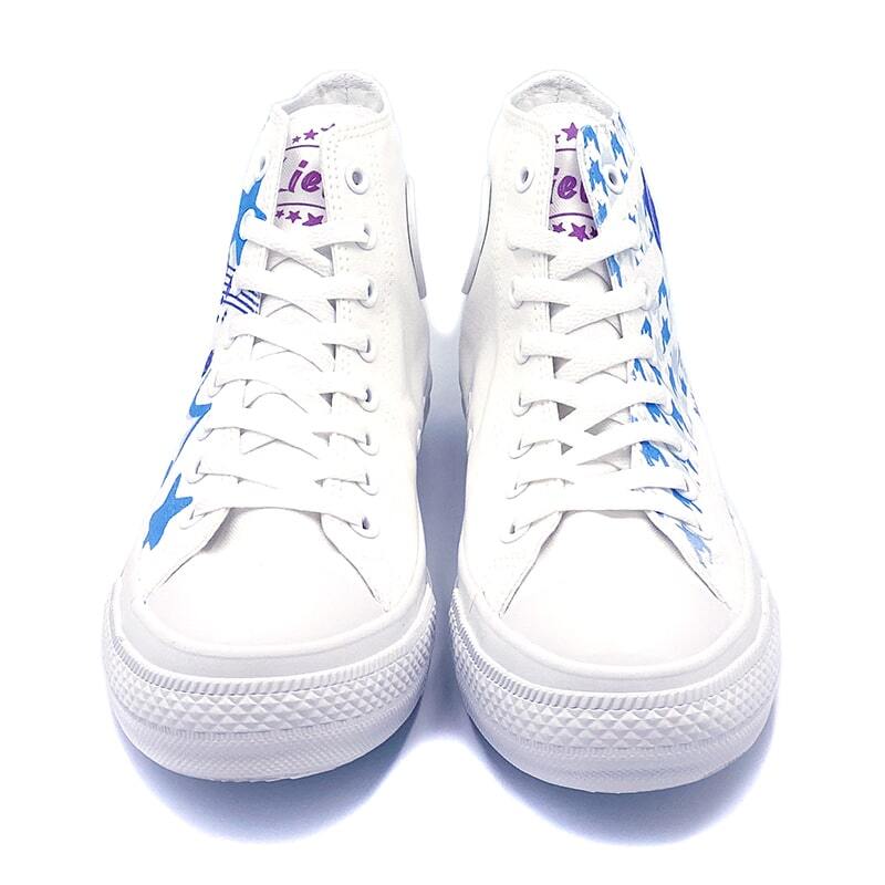 White atelier BY CONVERSE × ラブライブ！スーパースター!! ALL STAR COLORS R HI  葉月恋
