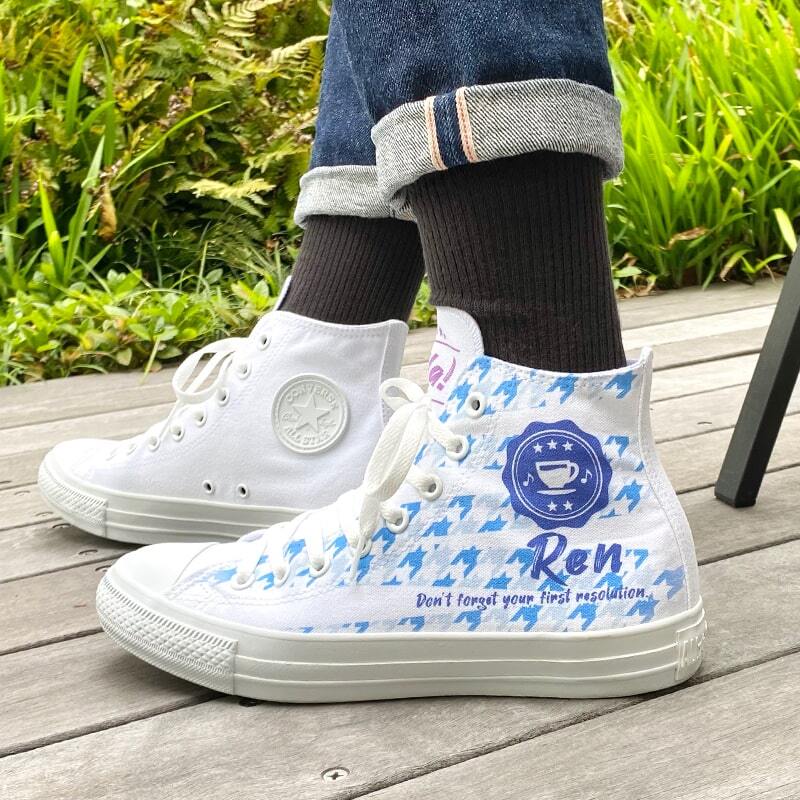 White atelier BY CONVERSE × ラブライブ！スーパースター!! ALL STAR COLORS R HI  葉月恋