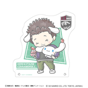 ワールドトリガー×サンリオキャラクターズ シリーズ BIGアクリルスタンド 北添 尋×シナモロール