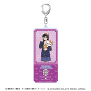 ワールドトリガー×サンリオキャラクターズ シリーズ チケット風アクリルキーホルダー 宇佐美 栞×ハローキティ