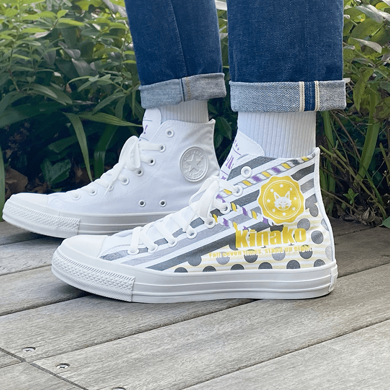 White atelier BY CONVERSE × ラブライブ！スーパースター!! ALL STAR COLORS R HI  桜小路きな子