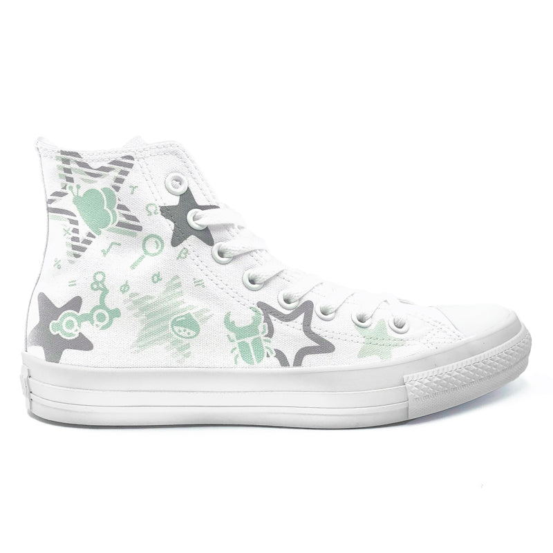 White atelier BY CONVERSE × ラブライブ！スーパースター!! ALL STAR COLORS R HI  若菜四季