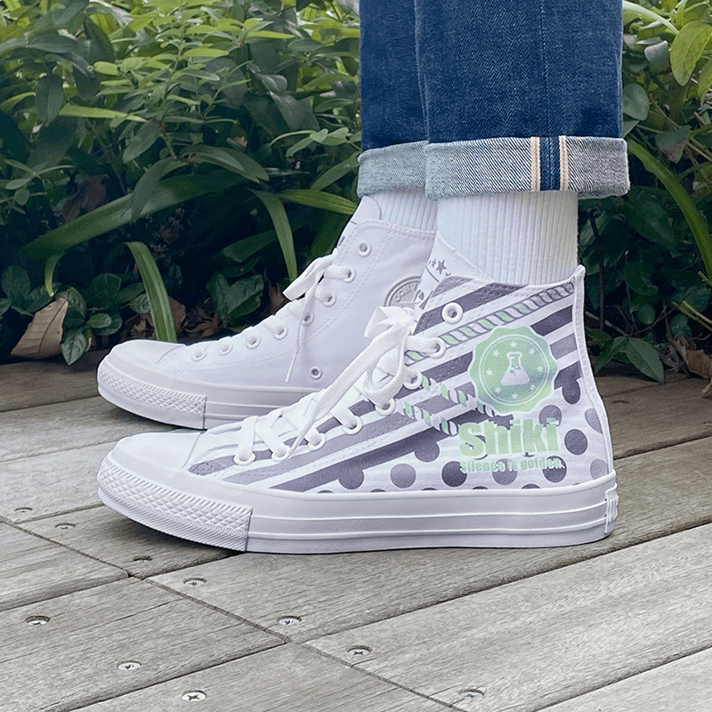 White atelier BY CONVERSE × ラブライブ！スーパースター!! ALL STAR COLORS R HI  若菜四季