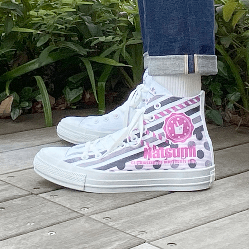 White atelier BY CONVERSE × ラブライブ！スーパースター!! ALL STAR COLORS R HI  鬼塚夏美