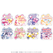 吸血鬼すぐ死ぬ×サンリオキャラクターズ おなまえアクリルバッジ（全8種）【トレーディング】