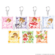 カードキャプターさくら×サンリオキャラクターズ アクリルキーホルダー フラワーver.（全7種）【トレーディング】