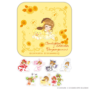 カードキャプターさくら×サンリオキャラクターズ 缶入りフレークシール フラワーver. さくら×ポムポムプリン