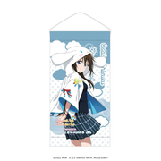 ラブライブ！虹ヶ咲学園スクールアイドル同好会×サンリオキャラクターズ　ミニタペストリー 桜坂しずく×シナモロール