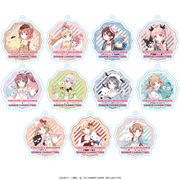 ゆるゆり＆大室家×サンリオキャラクターズ アクリルキーホルダー（全11種）【トレーディング】
