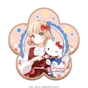 ゆるゆり＆大室家×サンリオキャラクターズ ウッドコースター 大室撫子×ハローキティ