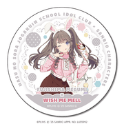 ラブライブ！蓮ノ空女学院スクールアイドルクラブ×サンリオキャラクターズ  白雲石コースター 放課後ver. 藤島慈×ウィッシュミーメル