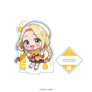 前橋ウィッチーズ アクリルスタンド 三俣チョコ ミニキャラ 花屋制服ver.