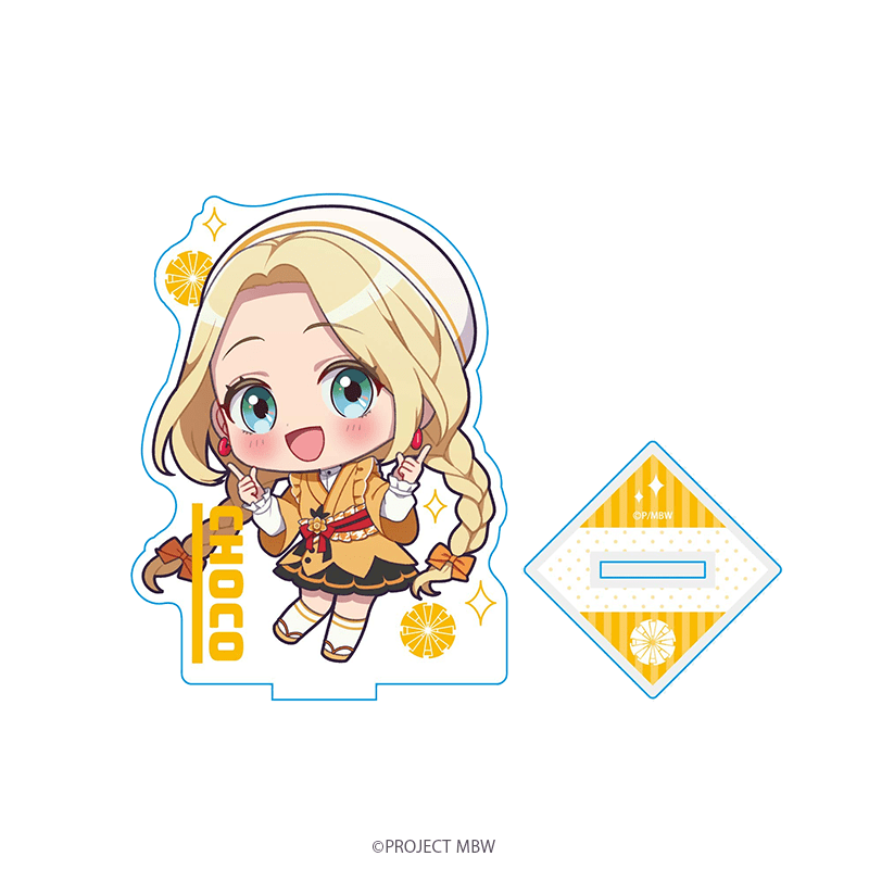 前橋ウィッチーズ アクリルスタンド 三俣チョコ ミニキャラ 花屋制服ver.