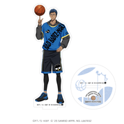 黒子のバスケ×サンリオキャラクターズ オーロラアクリルスタンド 青峰 大輝×バッドばつ丸 ストバスver.