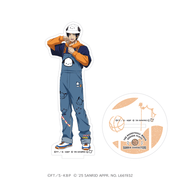 黒子のバスケ×サンリオキャラクターズ オーロラアクリルスタンド 高尾 和成×ポチャッコ ストバスver.