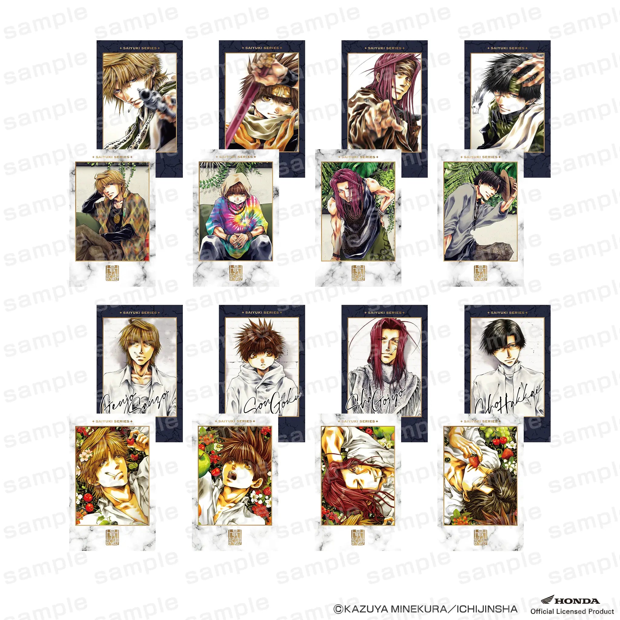 最遊記RELOAD BLAST×Honda チェキ風カード A（1パック2種入り/全16種）【トレーディング】