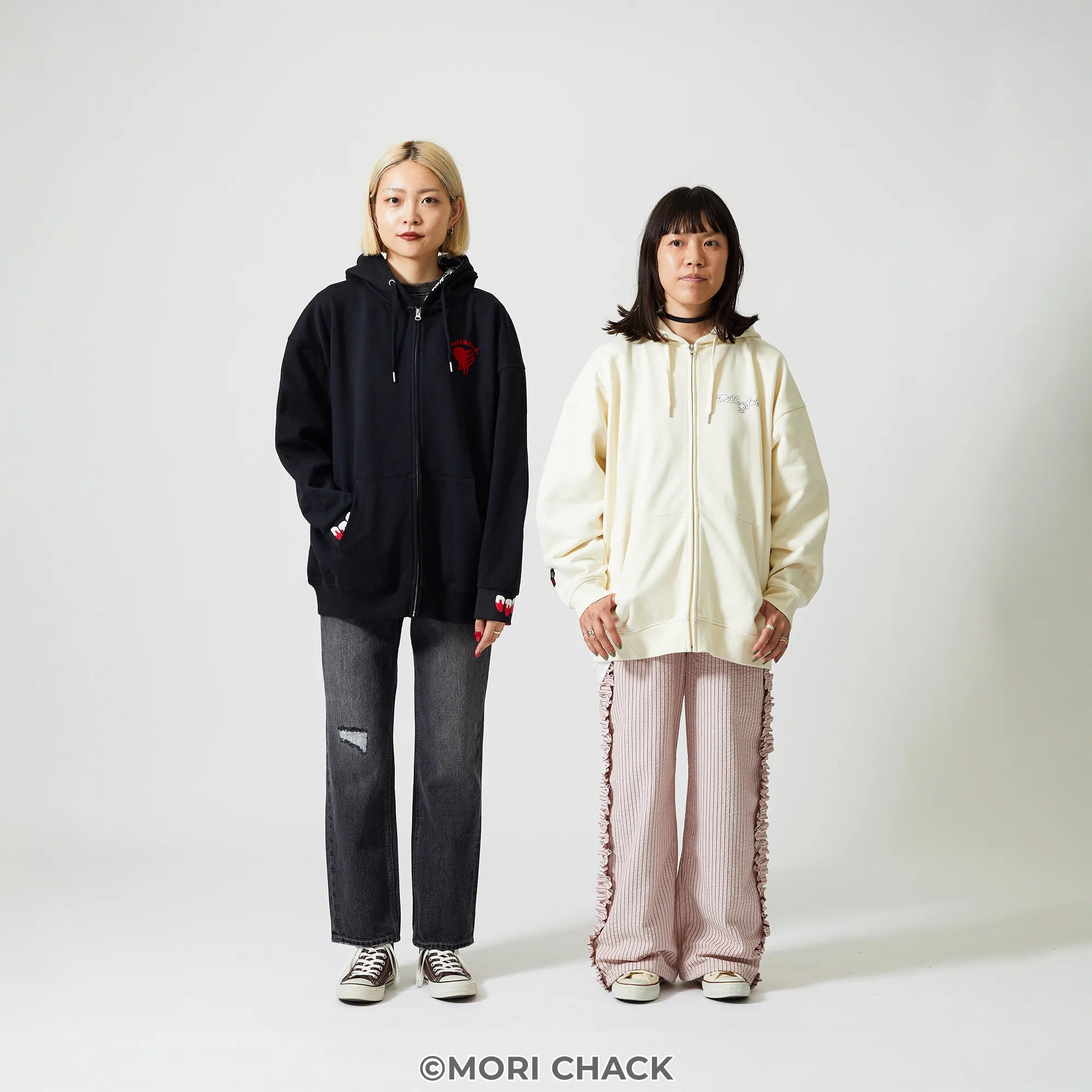 GLOOMY meets MILKFED.  GLOOMY ZIP UP HOODIE【予約】【2次予約】
