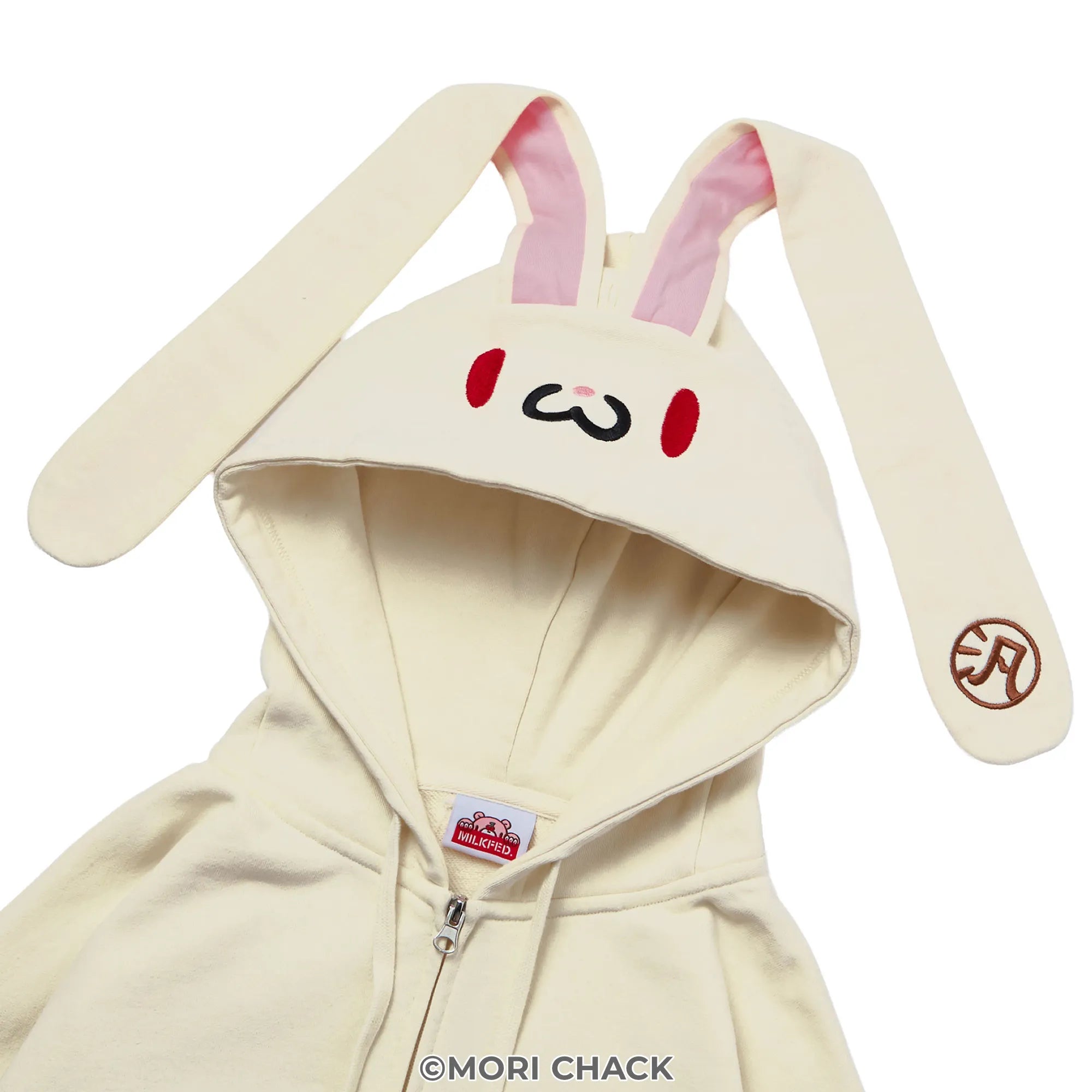 GLOOMY meets MILKFED.  HANYO USAGI ZIP UP HOODIE【予約】【2次予約】