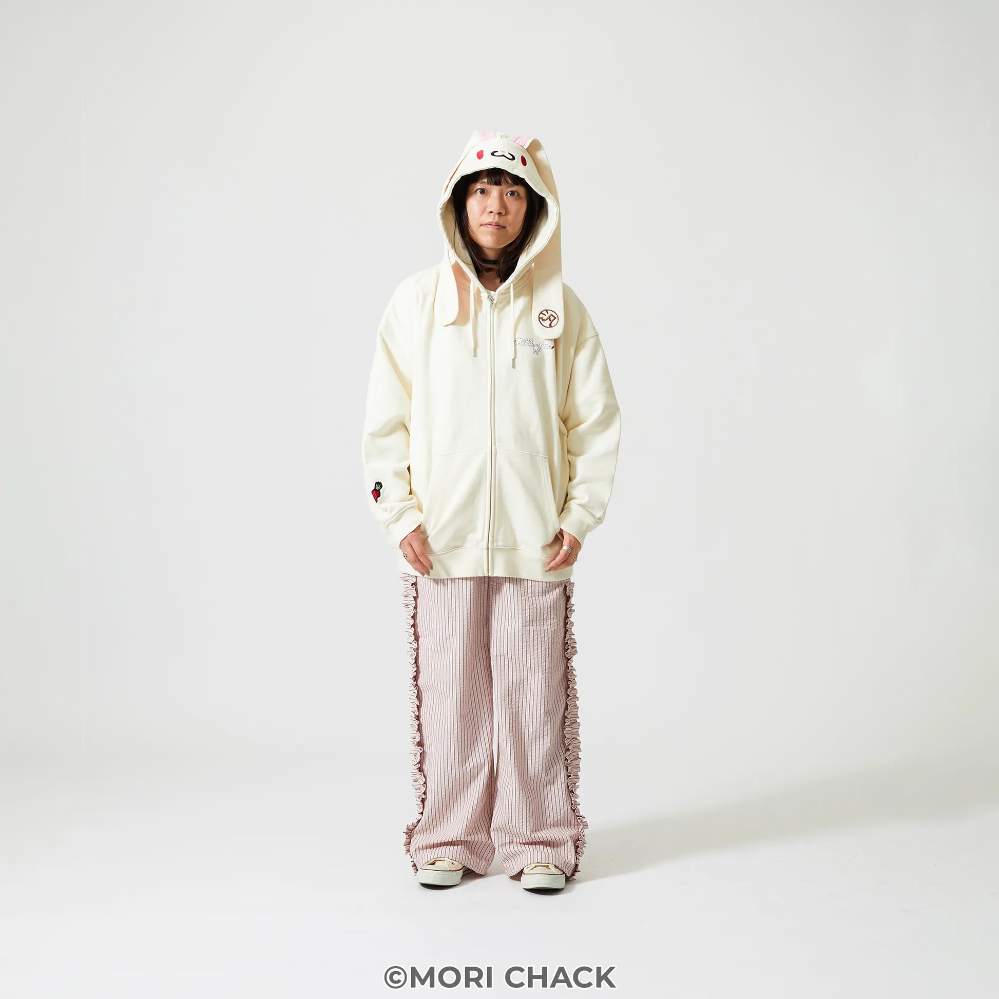 GLOOMY meets MILKFED. HANYO USAGI ZIP UP HOODIE【予約
