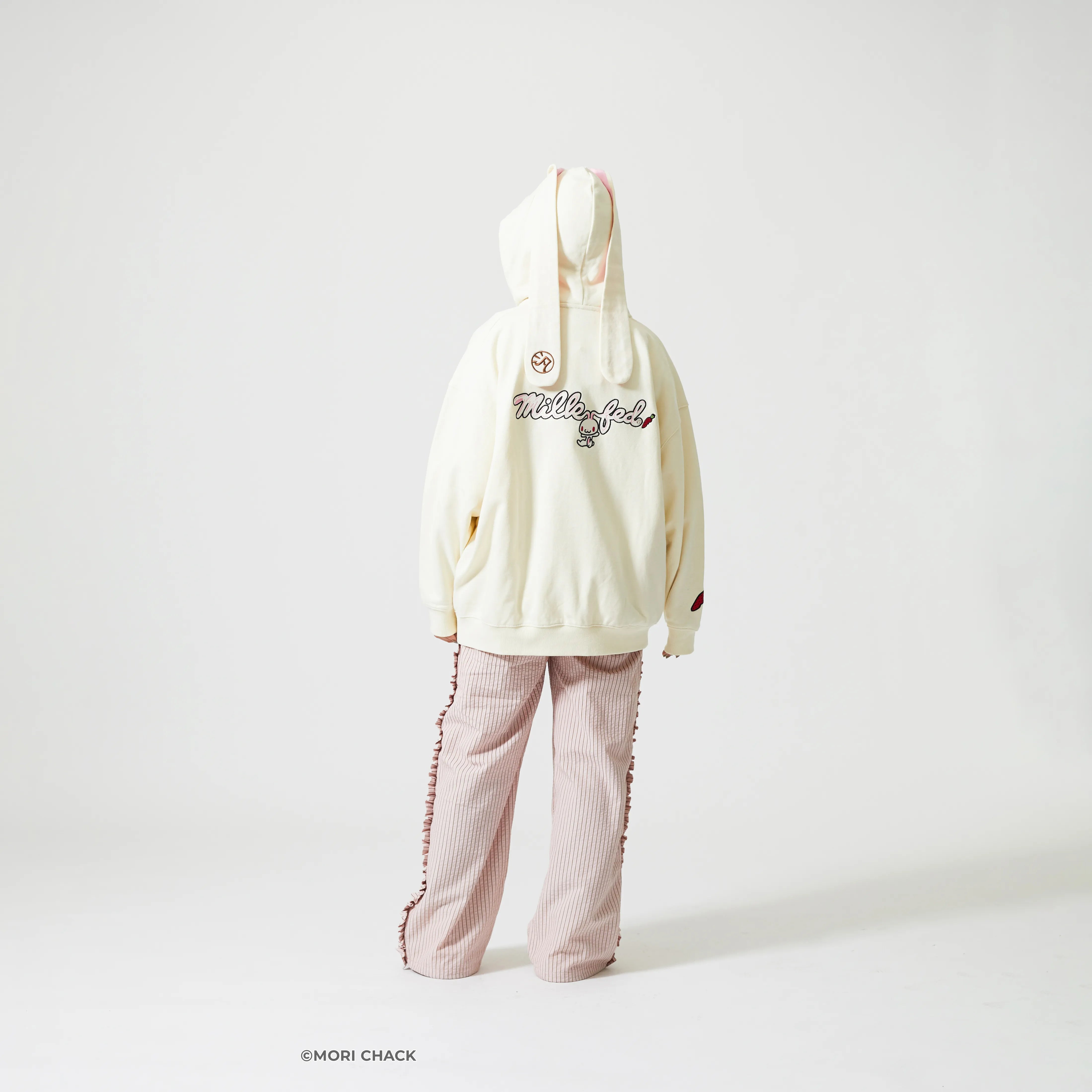 GLOOMY meets MILKFED.  HANYO USAGI ZIP UP HOODIE【予約】【2次予約】