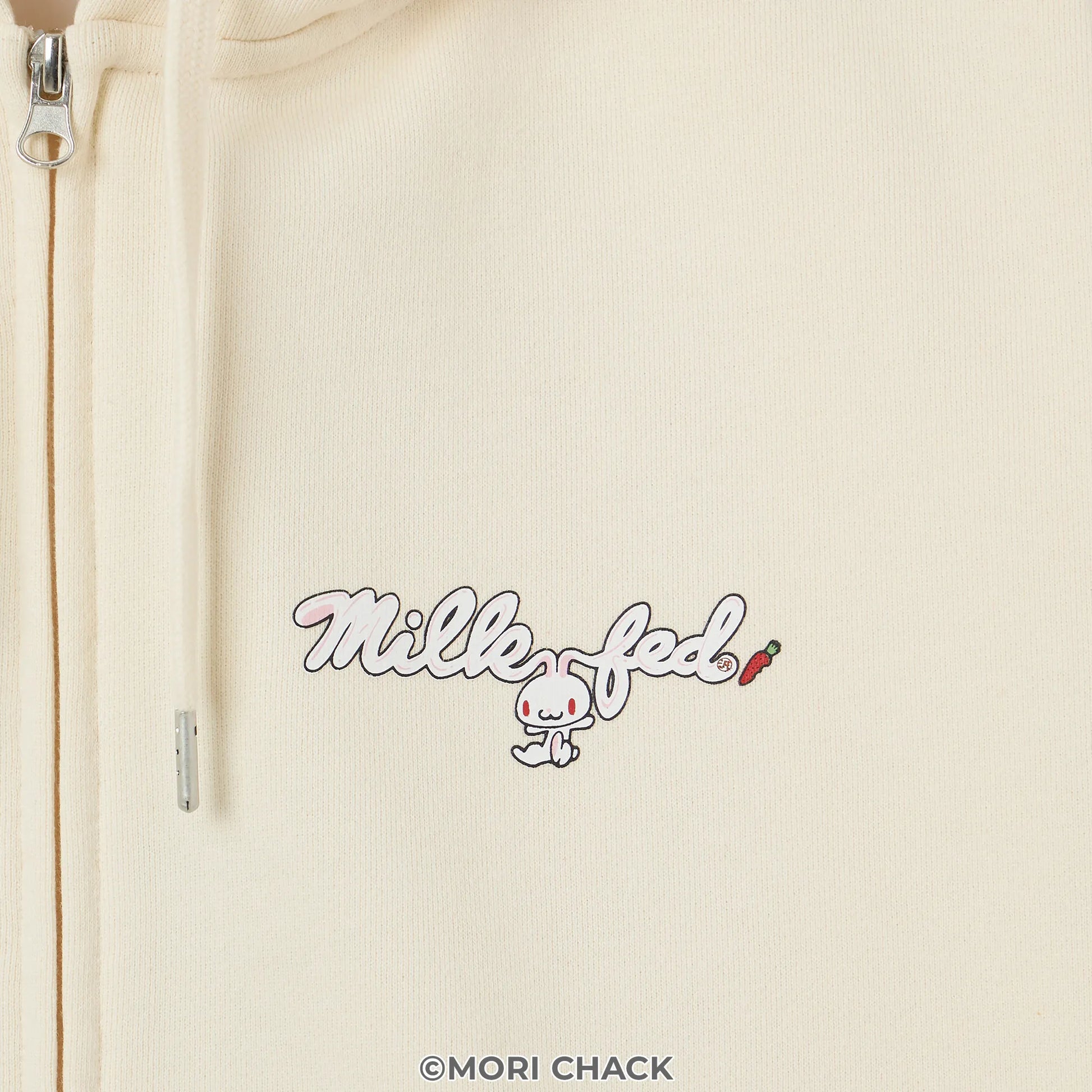 GLOOMY meets MILKFED. HANYO USAGI ZIP UP HOODIE【予約