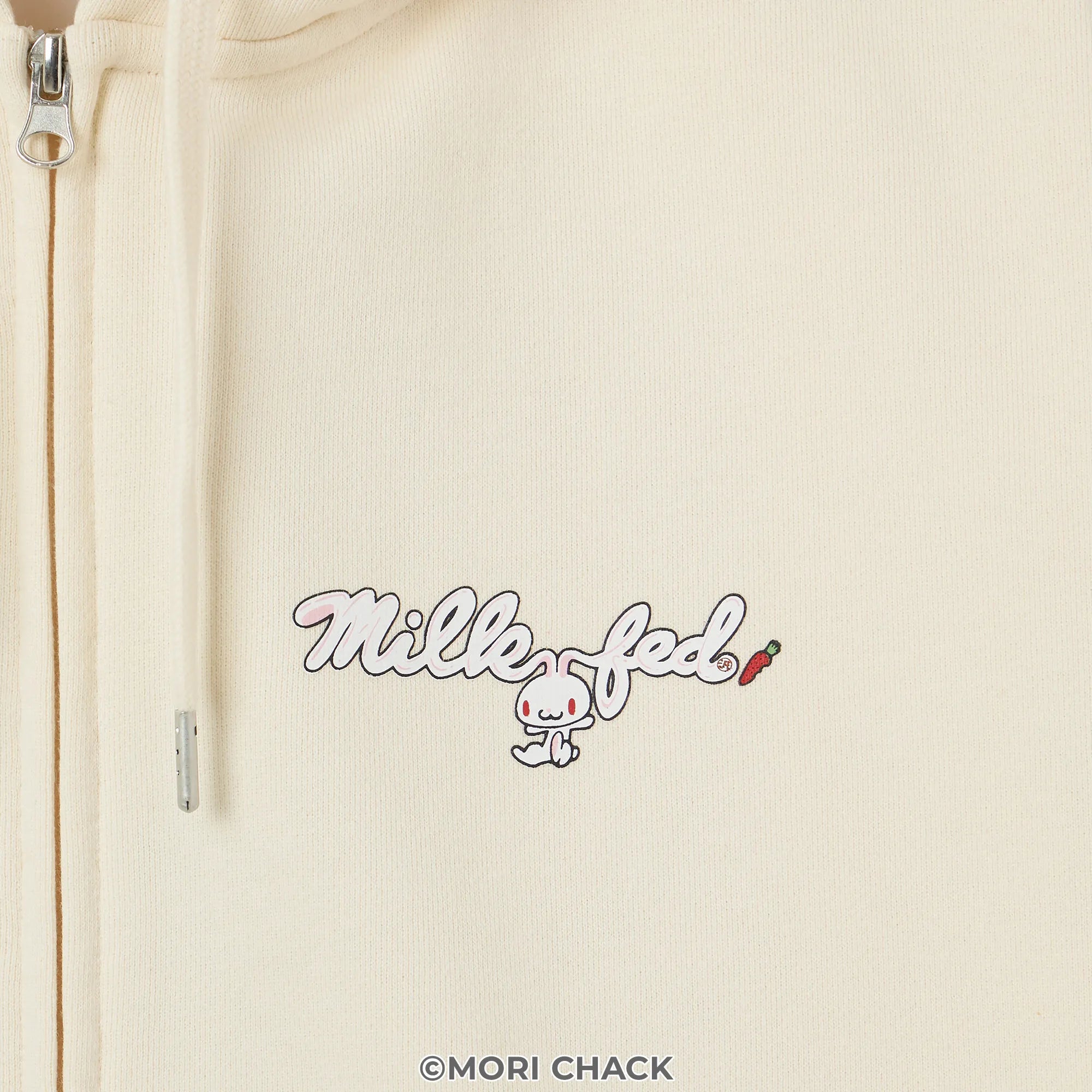 GLOOMY meets MILKFED.  HANYO USAGI ZIP UP HOODIE【予約】【2次予約】