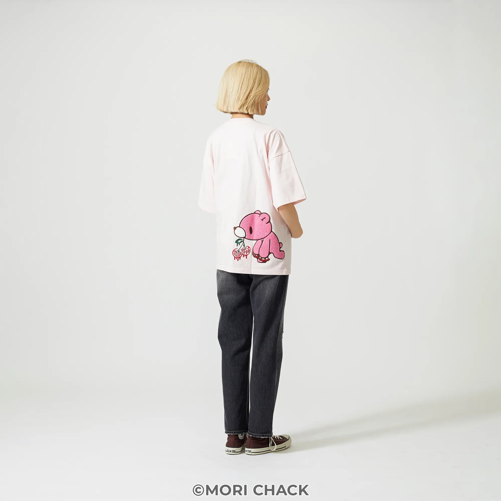 GLOOMY meets MILKFED.  LOGO S/S TEE Pink【予約】【2次予約】