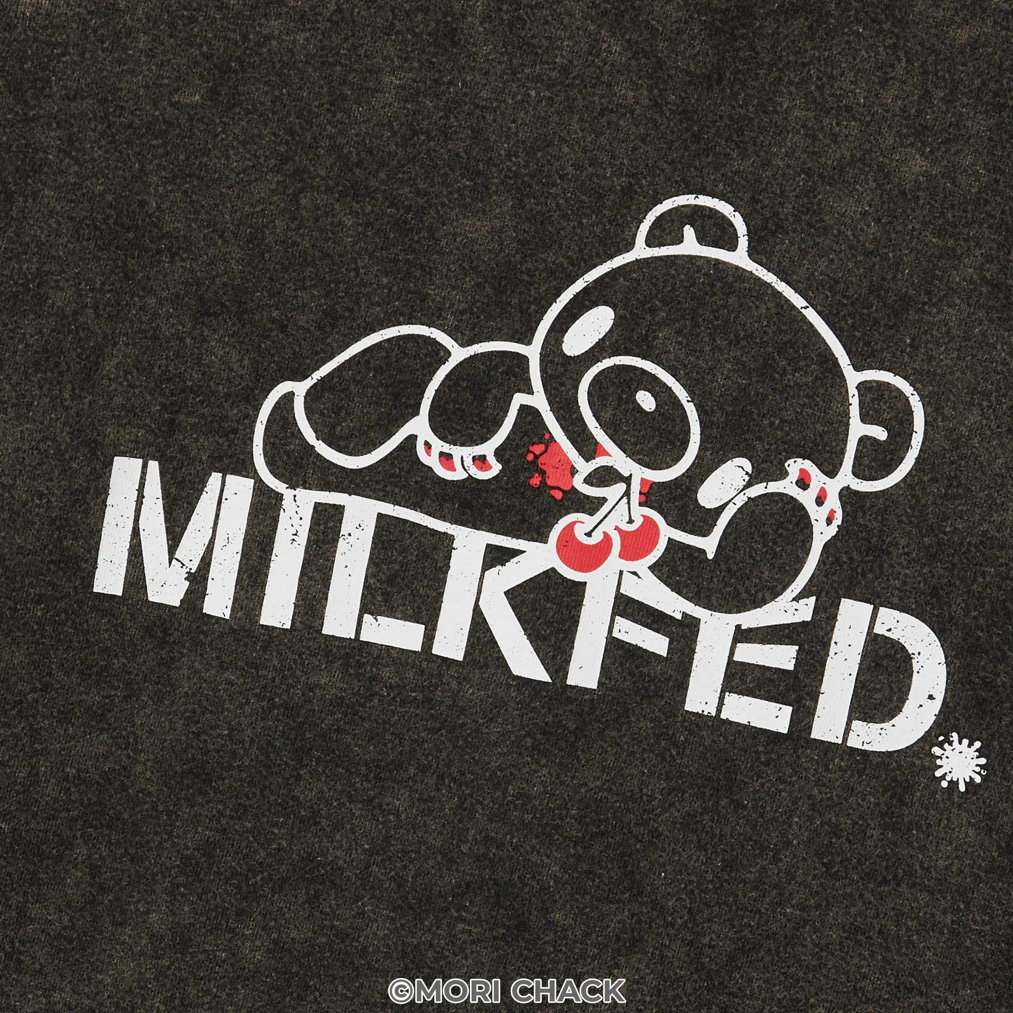 GLOOMY meets MILKFED.  VINTAGE FADE S/S TEE Extra Black【予約】【2次予約】