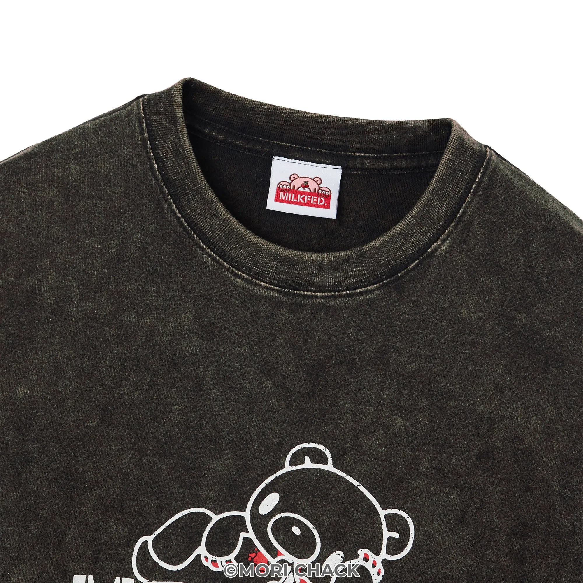 GLOOMY meets MILKFED.  VINTAGE FADE S/S TEE Extra Black【予約】【2次予約】