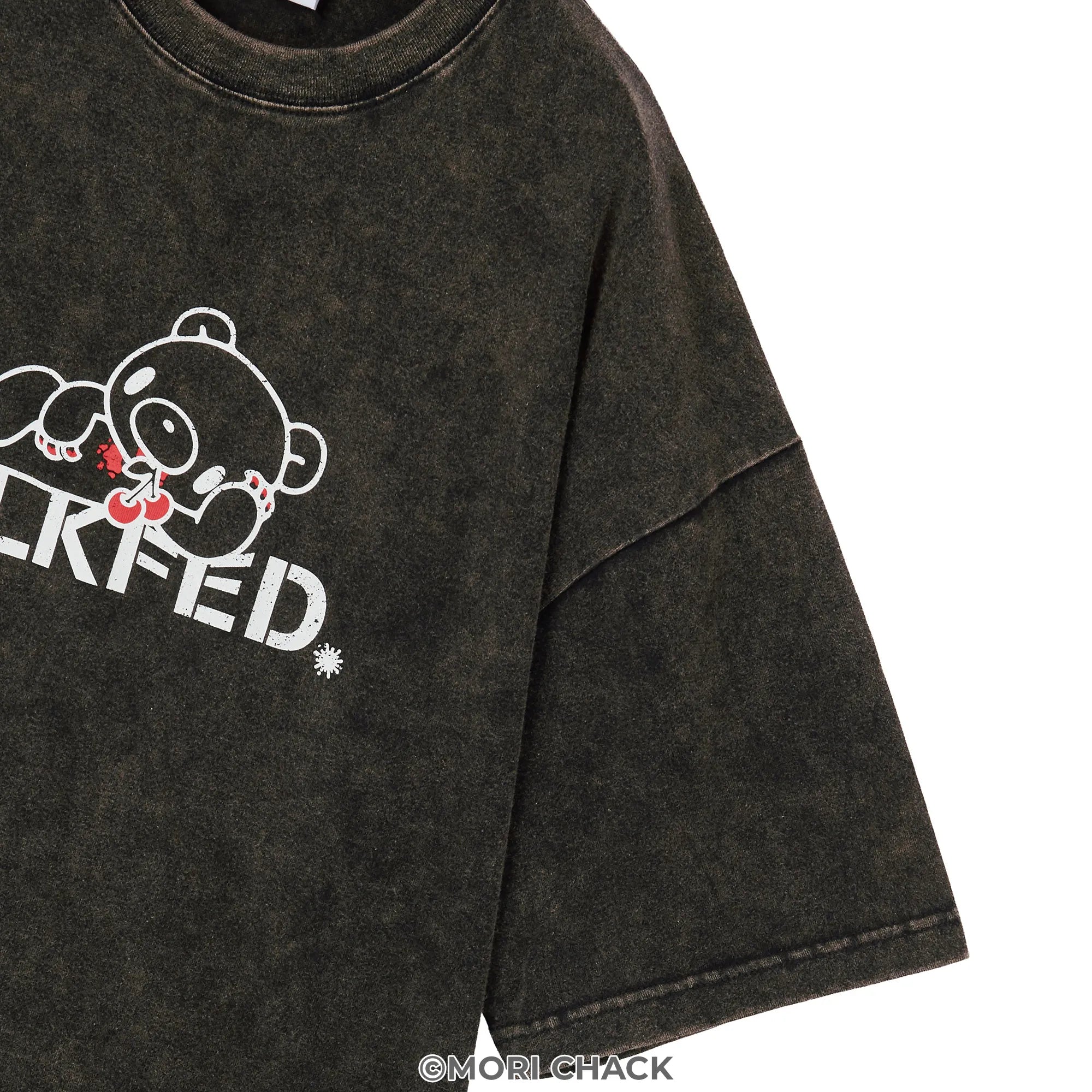 GLOOMY meets MILKFED.  VINTAGE FADE S/S TEE Extra Black【予約】【2次予約】