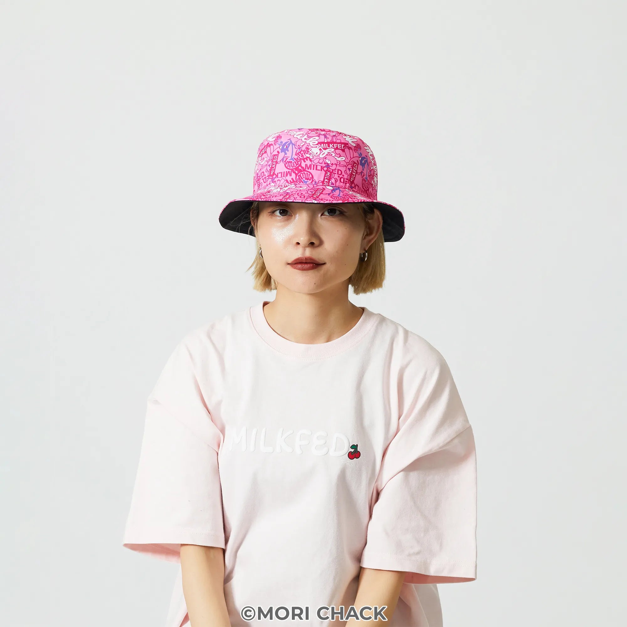 GLOOMY meets MILKFED.  REVERSIBLE HAT【予約】