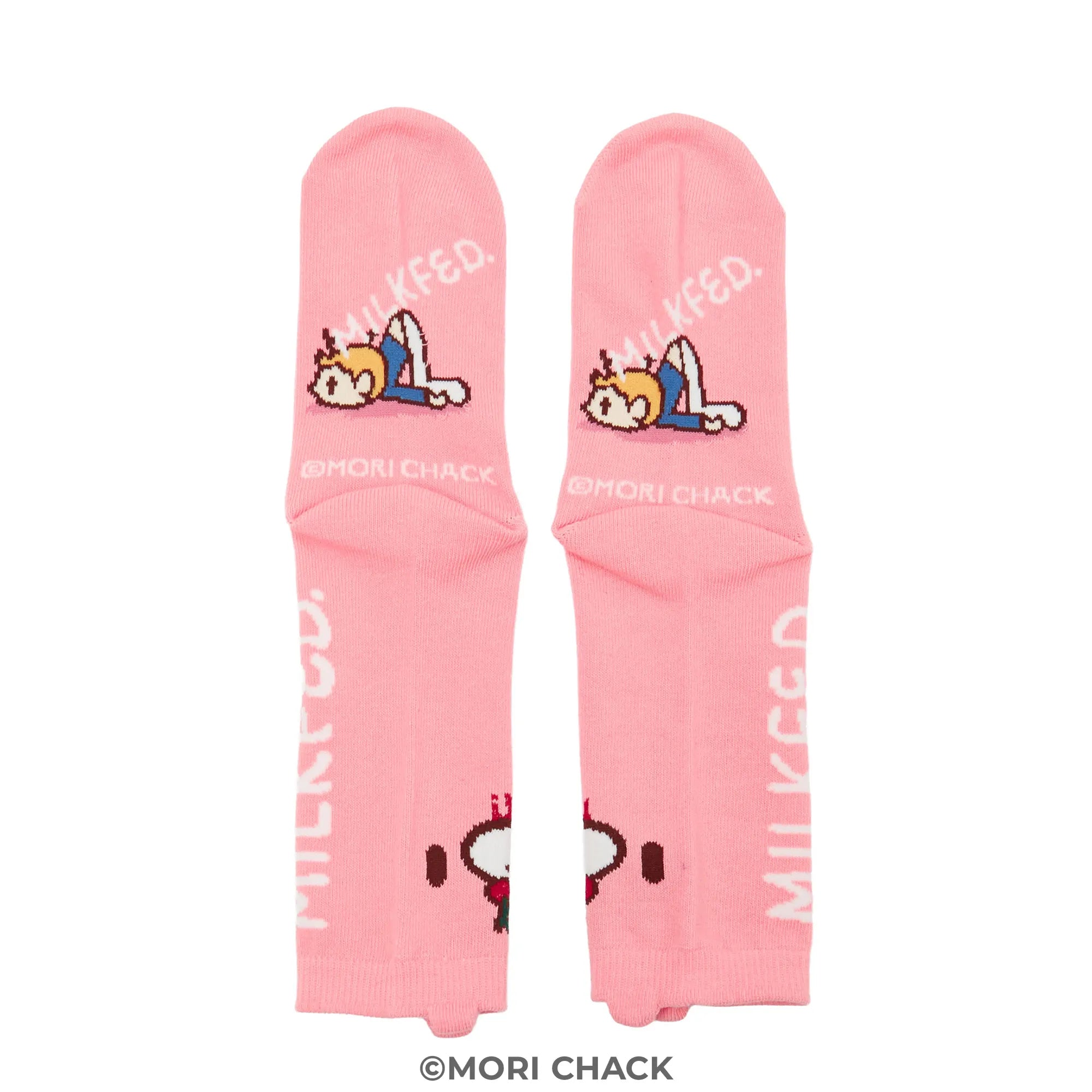 GLOOMY meets MILKFED. SOCKS Pink【予約】【2次予約】