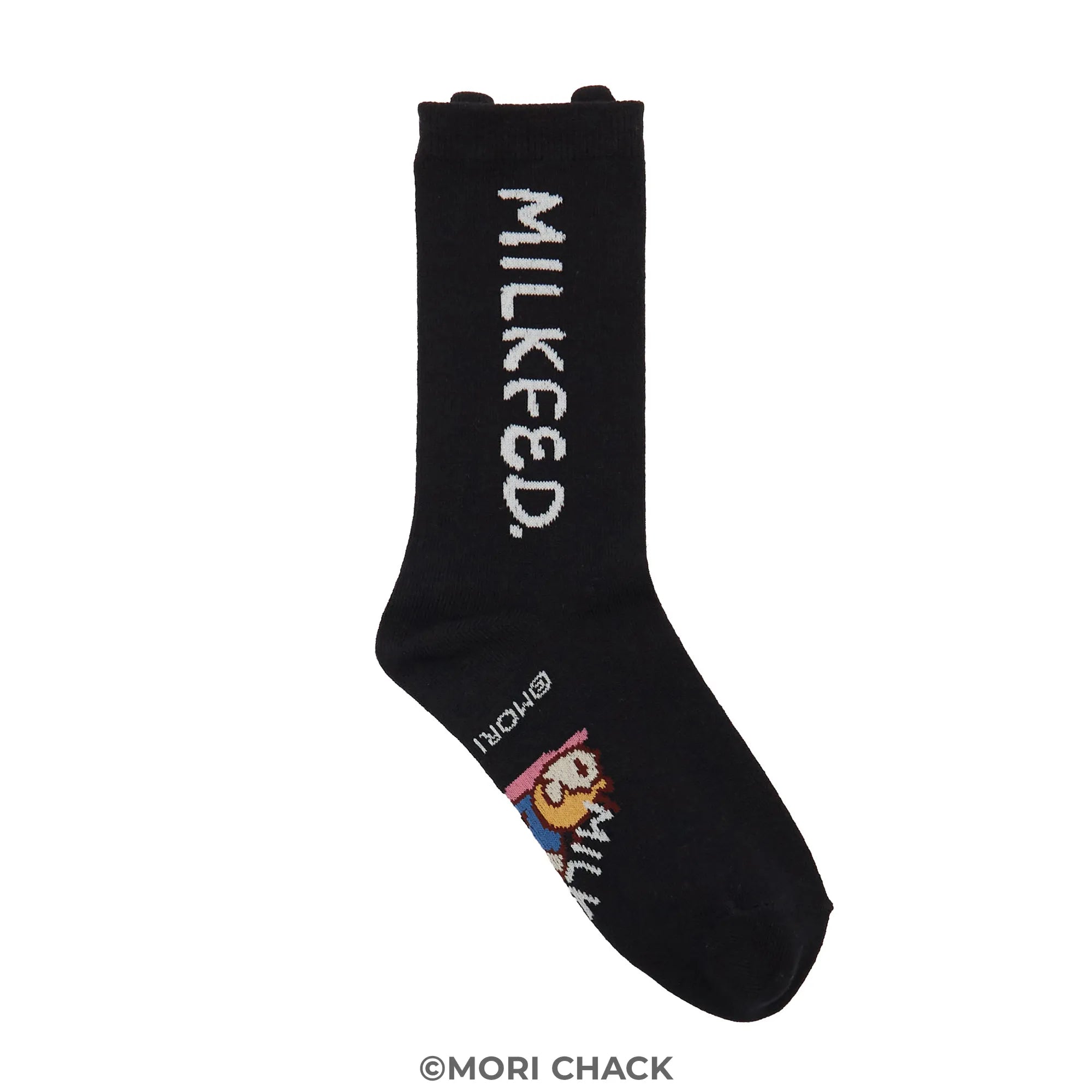 GLOOMY meets MILKFED. SOCKS Black【予約】【2次予約】